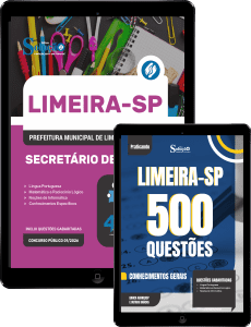 Combo Prefeitura de Limeira - SP 2026 - Secretário de Escola - Imagem 1