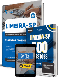 Combo Prefeitura de Limeira - SP 2026 - Assessor Administrativo - Imagem 1