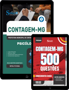 Combo Prefeitura de Contagem - MG 2026 - Psicólogo - Imagem 1