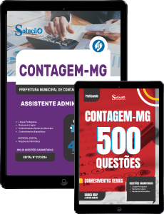 Combo Prefeitura de Contagem - MG 2026 - Assistente Administrativo - Imagem 1