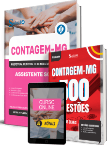 Combo Prefeitura de Contagem - MG 2026 - Assistente Social - Imagem 1