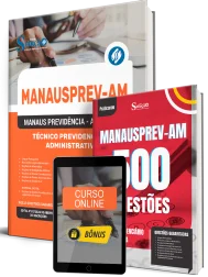 Capa Combo MANAUSPREV 2026 - Técnico Previdenciário - Administrativa