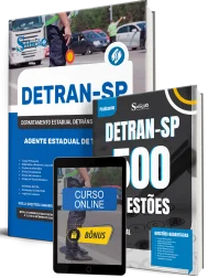 Capa Combo DETRAN-SP 2026 - Agente Estadual de Trânsito