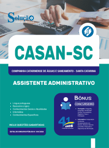 Apostila CASAN 2026 - Assistente Administrativo - Imagem 3