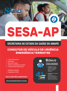 Apostila SESA-AP 2026 - Condutor de Veículo de Urgência/Emergência Terrestre - Imagem 3