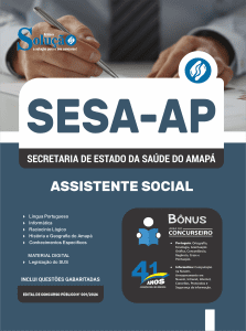 Apostila SESA-AP 2026 - Assistente Social - Imagem 3