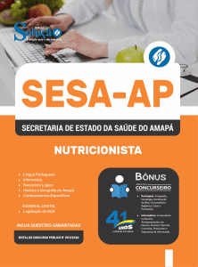 Apostila SESA-AP 2026 - Nutricionista - Imagem 3