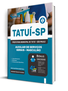 Apostila Prefeitura de Tatuí-SP 2026 - Auxiliar de Serviços Gerais - Masculino - Imagem 2