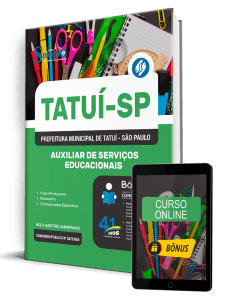 Apostila Prefeitura de Tatuí-SP 2026 - Auxiliar de Serviços Educacionais - Imagem 1