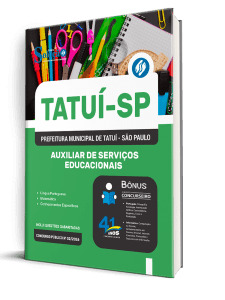 Apostila Prefeitura de Tatuí-SP 2026 - Auxiliar de Serviços Educacionais - Imagem 2