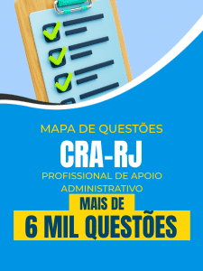 Mapa de Questões Online - CRA-RJ - Profissional de Apoio Administrativo - 6 Mil Questões - Imagem 1