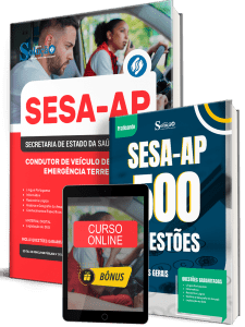 Combo SESA-AP 2026 - Condutor de Veículo de Urgência/Emergência Terrestre - Imagem 1