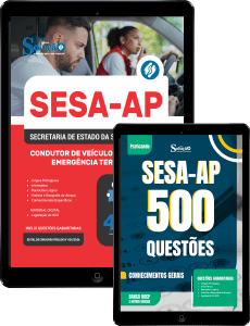 Combo SESA-AP 2026 - Condutor de Veículo de Urgência/Emergência Terrestre - Imagem 1