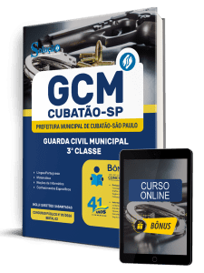 Apostila Prefeitura de Cubatão-SP 2026 - Guarda Civil Municipal - 3ª Classe - Imagem 1