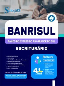 Apostila BANRISUL 2026 - Escriturário - Imagem 3
