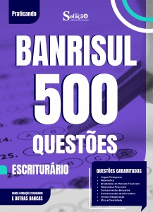 Caderno de Questões BANRISUL - Escriturário - 500 Questões Gabaritadas - Imagem 2