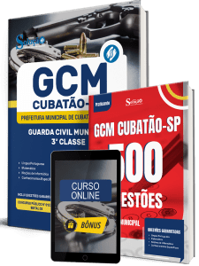 Combo Prefeitura de Cubatão-SP 2026 - Guarda Civil Municipal - 3ª Classe - Imagem 1