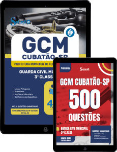 Combo Prefeitura de Cubatão-SP 2026 - Guarda Civil Municipal - 3ª Classe - Imagem 1