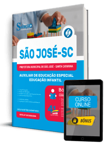 Apostila Prefeitura de São José-SC 2026 - Auxiliar de Educação Especial - Educação Infantil - Imagem 1