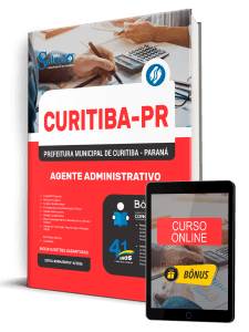 Apostila Prefeitura de Curitiba-PR 2026 - Agente Administrativo - Imagem 1