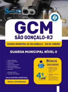 Apostila Prefeitura de São Gonçalo-RJ 2026 - Guarda Municipal Nível II - Imagem 3