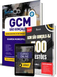 Capa Combo Prefeitura de São Gonçalo-RJ 2026 - Guarda Municipal Nível II