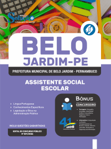 Apostila Prefeitura de Belo Jardim-PE 2026 - Assistente Social Escolar - Imagem 3