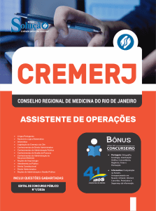 Apostila CREMERJ 2026 - Assistente de Operações - Imagem 3