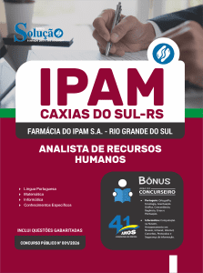Apostila Farmácia do IPAM 2026 - Analista de Recursos Humanos - Imagem 3