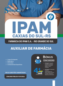 Apostila Farmácia do IPAM 2026 - Auxiliar de Farmácia - Imagem 3
