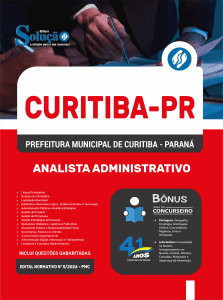 Apostila Prefeitura de Curitiba-PR 2026 - Analista Administrativo - Imagem 3