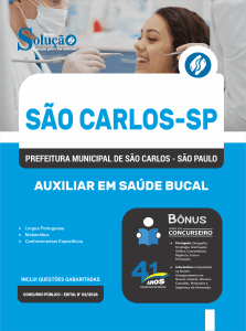 Apostila Prefeitura de São Carlos-SP 2026 - Auxiliar em Saúde Bucal - Imagem 3