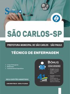 Apostila Prefeitura de São Carlos-SP 2026 - Técnico de Enfermagem - Imagem 3