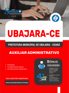 Apostila Prefeitura de Ubajara-CE 2026 - Auxiliar Administrativo - Imagem 3