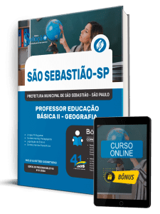 Apostila Prefeitura de São Sebastião-SP 2026 - Professor Educação Básica II - Geografia - Imagem 1
