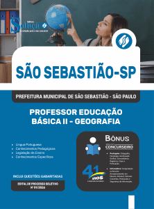 Apostila Prefeitura de São Sebastião-SP 2026 - Professor Educação Básica II - Geografia - Imagem 3