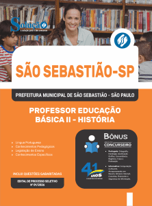 Apostila Prefeitura de São Sebastião-SP 2026 - Professor Educação Básica II - História - Imagem 3