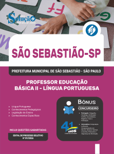 Apostila Prefeitura de São Sebastião-SP 2026 - Professor Educação Básica II - Língua Portuguesa - Imagem 3