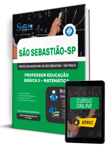Apostila Prefeitura de São Sebastião-SP 2026 - Professor Educação Básica II - Matemática - Imagem 1