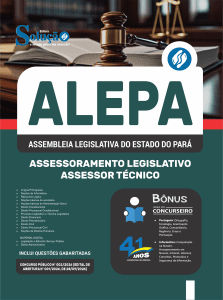 Apostila ALEPA 2026 - Assessoramento Legislativo - Assessor Técnico - Imagem 3