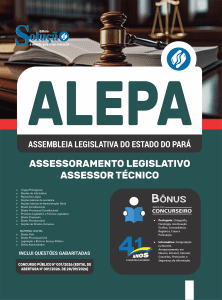 Apostila ALEPA 2026 - Assessoramento Legislativo - Assessor Técnico - Imagem 3