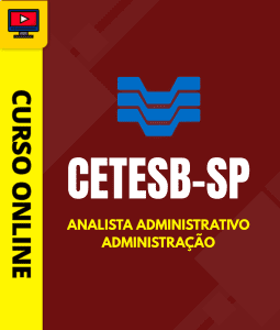 Curso Preparatório: CETESB-SP – Analista Administrativo – Administração | Completo 2026