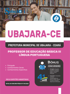 Apostila Prefeitura de Ubajara-CE 2026 - Professor de Educação Básica III - Língua Portuguesa - Imagem 3