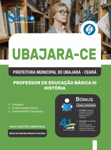 Apostila Prefeitura de Ubajara-CE 2026 - Professor de Educação Básica III - História - Imagem 3
