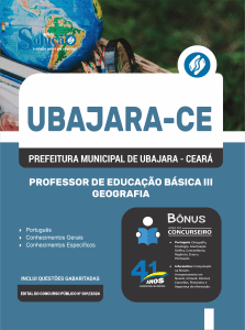 Apostila Prefeitura de Ubajara-CE 2026 - Professor de Educação Básica III - Geografia - Imagem 3