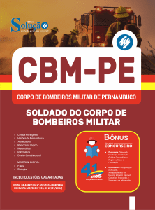 Apostila CBM-PE 2026 - Soldado do Corpo de Bombeiros Militar - Imagem 3