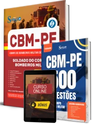 Capa Combo CBM-PE 2026 - Soldado do Corpo de Bombeiros Militar