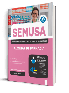 Apostila SEMUSA Porto Velho-RO 2026 - Auxiliar de Farmácia - Imagem 2