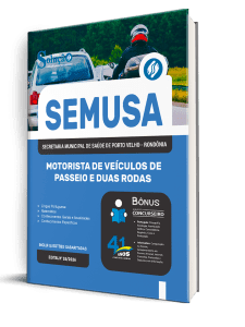 Apostila SEMUSA Porto Velho-RO 2026 - Motorista de Veículos de Passeio e Duas Rodas - Imagem 2