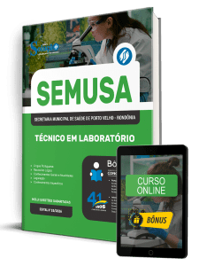 Apostila SEMUSA Porto Velho-RO 2026 - Técnico em Laboratório - Imagem 1
